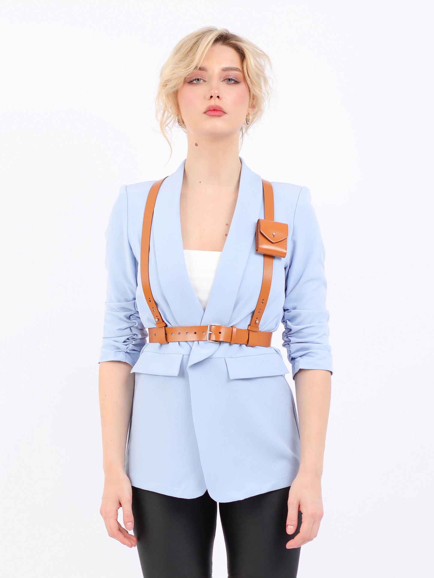 Leather Micro Bag Harness